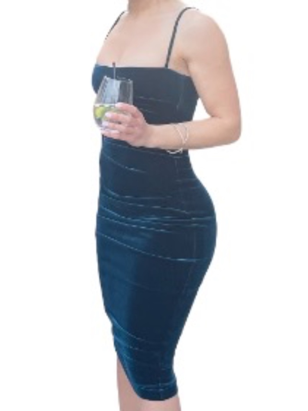 Nookie Velvet Midi Dress